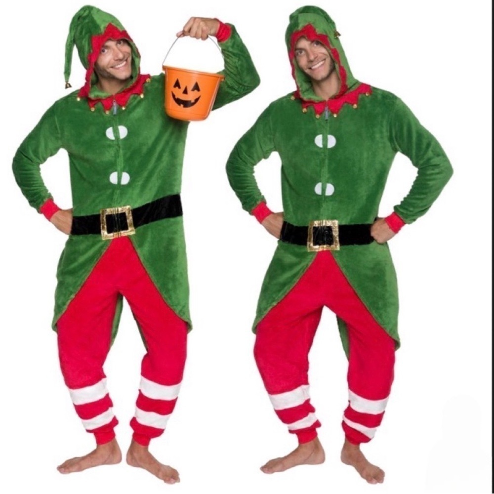 FUNZIEZ Holiday Elf Halloween Costume Kids Youth Size 8-10.